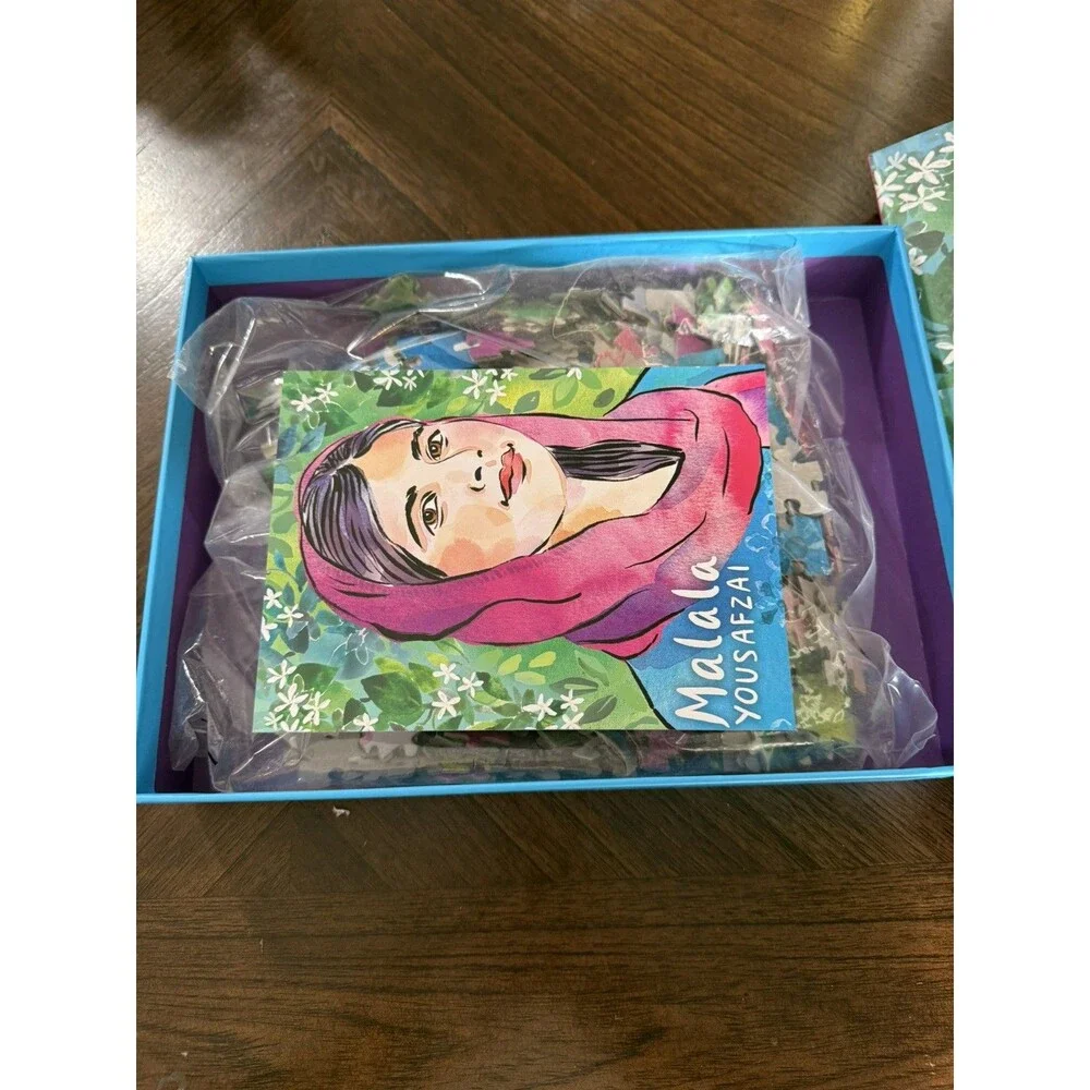 New 500 Piece MALALA YOUSAFZAI by Casey Krimmel Jigsaw Puzzle 18